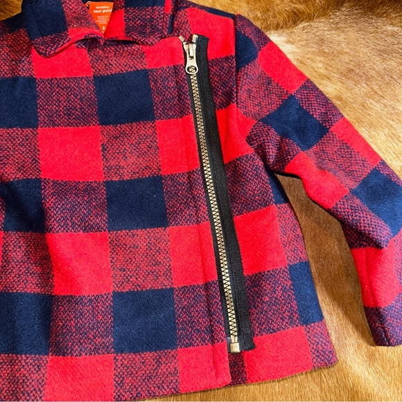 Toddler plaid pea coat - Picture 2 of 7